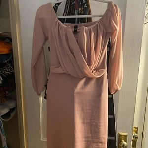 Pink Windsor cocktail mini dress